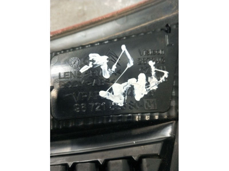 Recambio de piloto trasero izquierdo interior para citroën c4 i (lc_) 2.0 hdi referencia OEM IAM 967215588001  