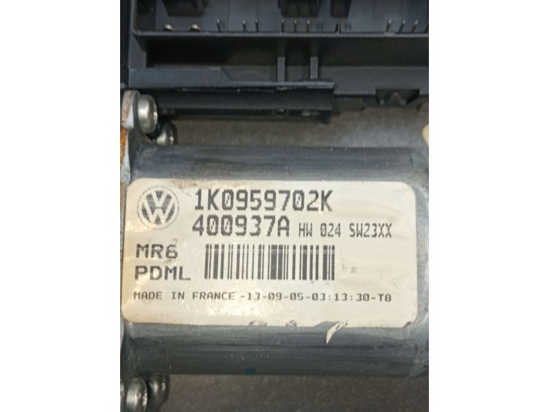 Recambio de elevalunas delantero derecho para volkswagen golf v variant (1k5) 1.9 tdi referencia OEM IAM 1K0959702K 5P 