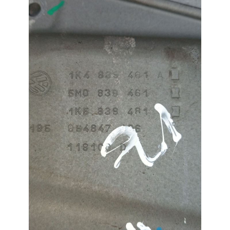 Recambio de elevalunas trasero izquierdo para volkswagen golf v variant (1k5) 1.9 tdi referencia OEM IAM 1K4839461A 5P 1K5839461