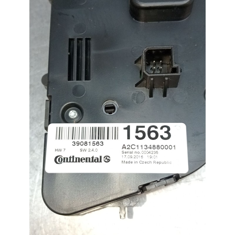 Recambio de mando calefaccion / aire acondicionado para opel mokka / mokka x (j13) 1.4 (_76) referencia OEM IAM A2C1134880001  
