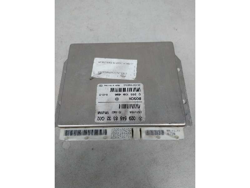 Recambio de centralita abs para mercedes clase a (w168) 1.6 cat referencia OEM IAM 0265109496 0295458332 FD01M02 Q02