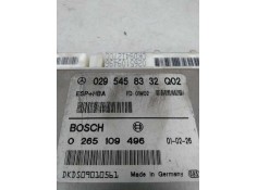 Recambio de centralita abs para mercedes clase a (w168) 1.6 cat referencia OEM IAM 0265109496 0295458332 FD01M02 Q02 2