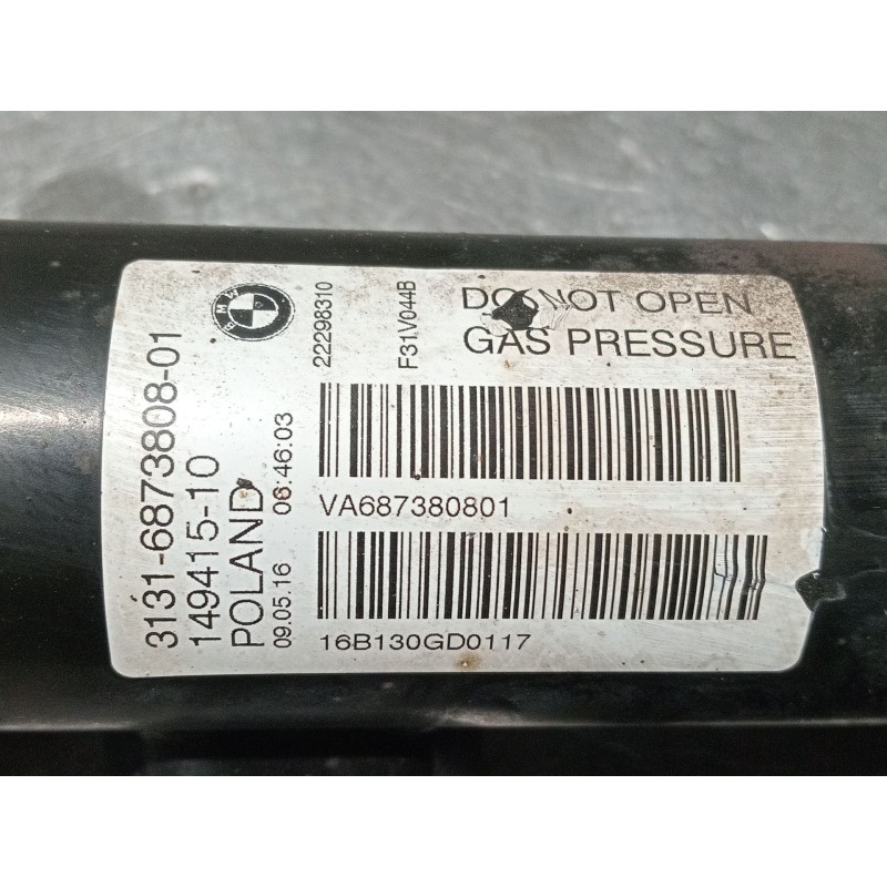 Recambio de amortiguador delantero derecho para bmw 3 touring (f31) 318 d referencia OEM IAM 3131687380801 14941510 
