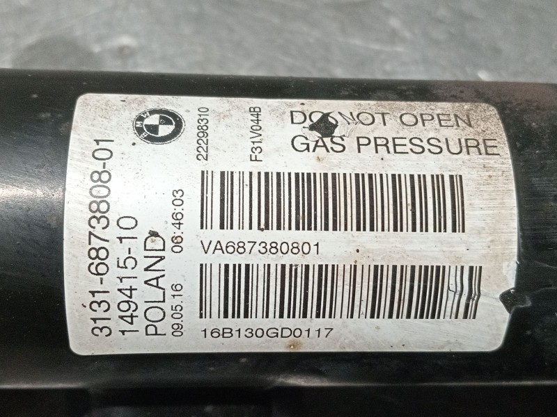 Recambio de amortiguador delantero derecho para bmw 3 touring (f31) 318 d referencia OEM IAM 3131687380801 14941510 