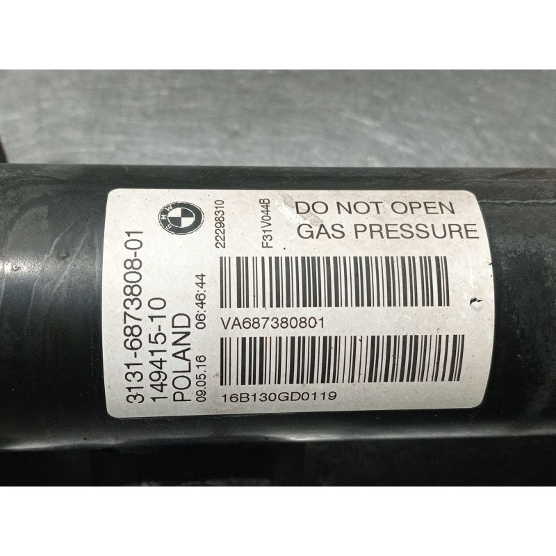 Recambio de amortiguador delantero izquierdo para bmw 3 touring (f31) 318 d referencia OEM IAM 3131687380801 14941510 
