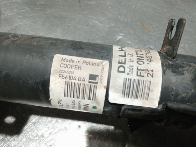 Recambio de amortiguador delantero izquierdo para mini mini (r56) one referencia OEM IAM 22245215 F56104BA 22246765