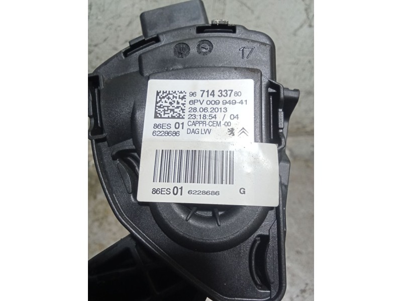 Recambio de potenciometro pedal para peugeot 308 i (4a_, 4c_) 1.6 hdi referencia OEM IAM 6PVOO994941 9671433780 