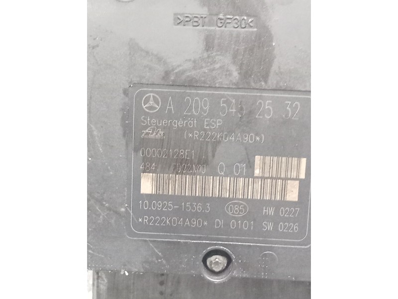 Recambio de abs para mercedes-benz clase c t-model (s203) c 270 cdi (203.216) referencia OEM IAM A2095452532 10092515363 A203431