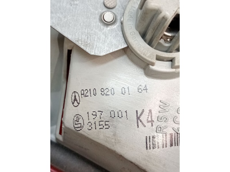 Recambio de piloto trasero izquierdo para mercedes-benz clase e (w210) e 200 (210.035) referencia OEM IAM A2108200164 1970013155