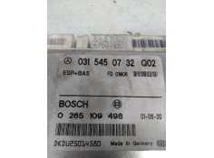 Recambio de centralita abs para mercedes clase e (w210) berlina diesel 2.2 cdi cat referencia OEM IAM 0265109498 0315450732 FD01 2