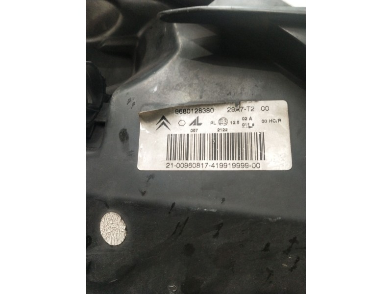 Recambio de faro izquierdo para citroën c2 (jm_) 1.6 referencia OEM IAM 9680128380  