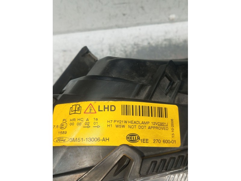Recambio de faro izquierdo para ford focus c-max (dm2) 1.8 tdci referencia OEM IAM 3M5113006AH  