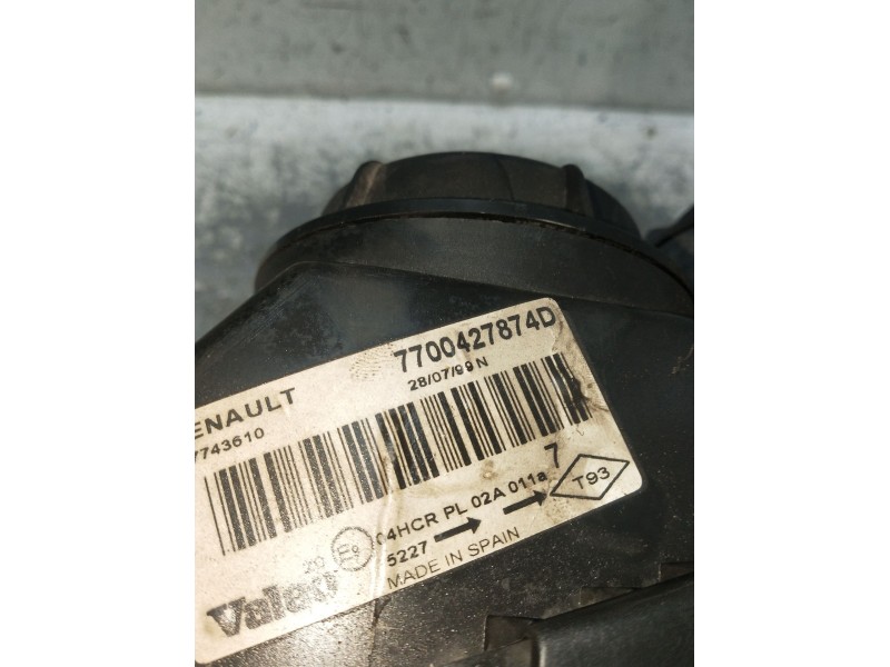 Recambio de faro izquierdo para renault megane i (ba0/1_) 1.9 dci (ba05, ba1f) referencia OEM IAM 7700427874D  