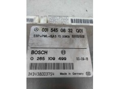 Recambio de centralita abs para mercedes clase e (w210) berlina diesel 270 cdi (210.016) referencia OEM IAM 0265109499 031545083 2
