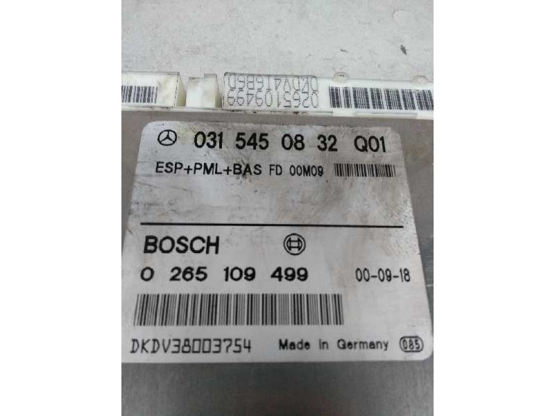 Recambio de centralita abs para mercedes clase e (w210) berlina diesel 270 cdi (210.016) referencia OEM IAM 0265109499 031545083