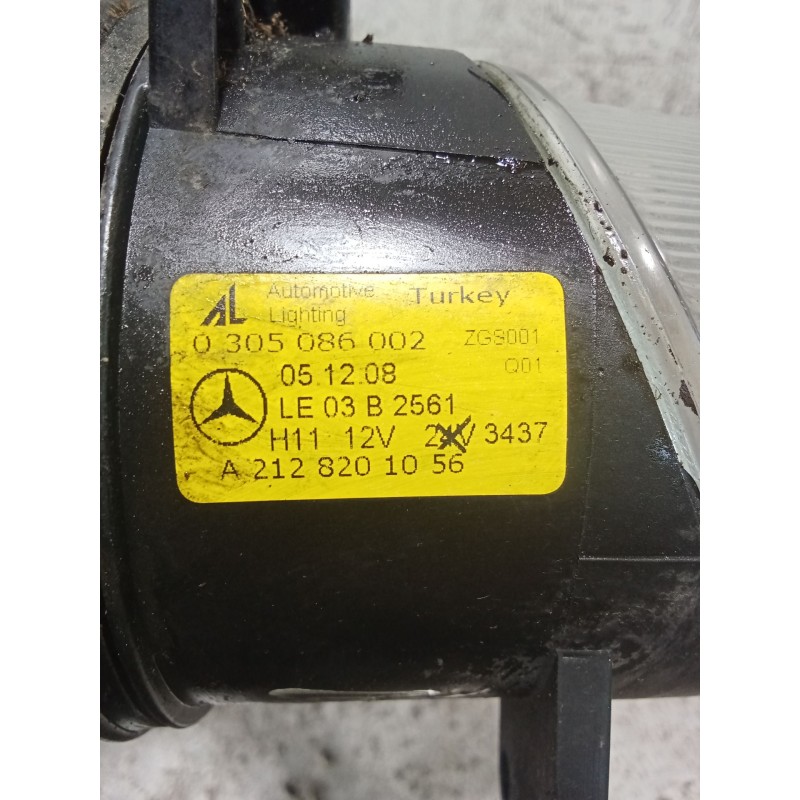 Recambio de faro antiniebla derecho para mercedes-benz clase e (w212) e 220 cdi / bluetec (212.001, 212.002) referencia OEM IAM 