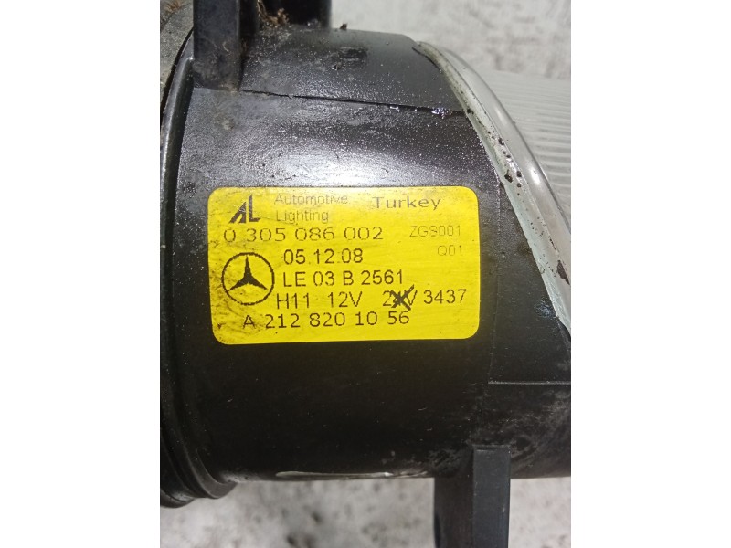 Recambio de faro antiniebla derecho para mercedes-benz clase e (w212) e 220 cdi / bluetec (212.001, 212.002) referencia OEM IAM 