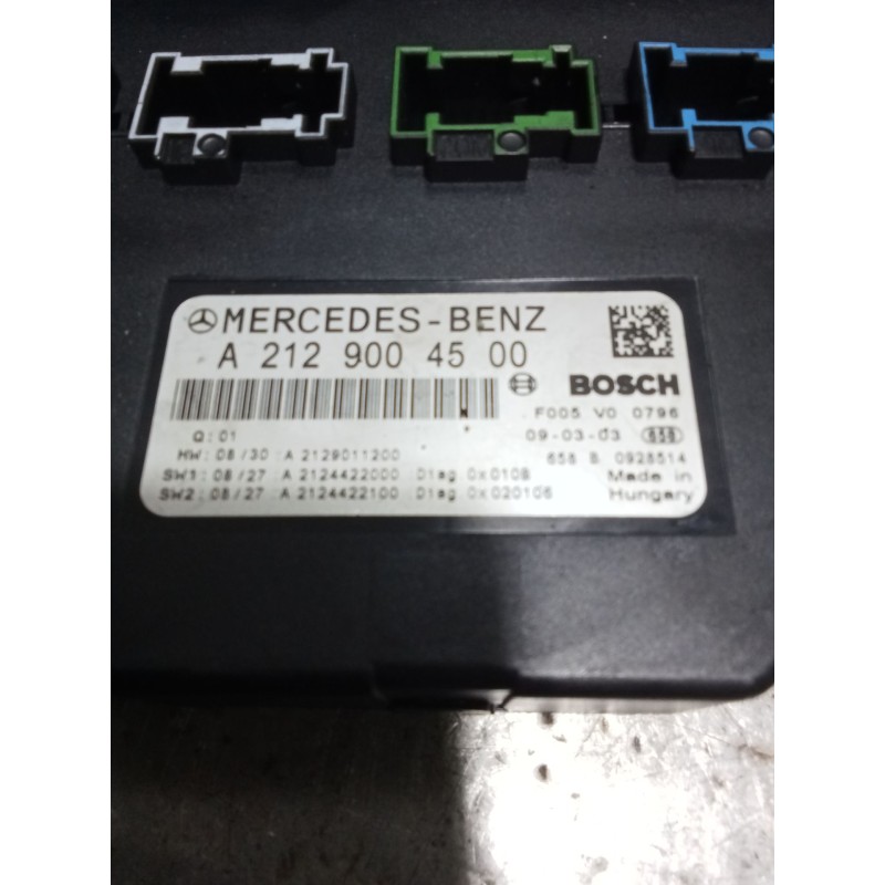 Recambio de caja reles / fusibles para mercedes-benz clase e (w212) e 220 cdi / bluetec (212.001, 212.002) referencia OEM IAM A2