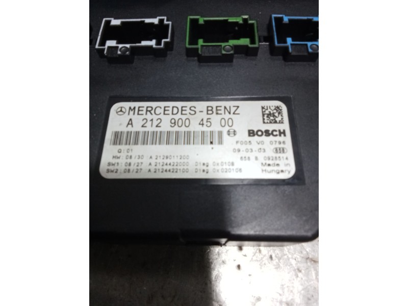 Recambio de caja reles / fusibles para mercedes-benz clase e (w212) e 220 cdi / bluetec (212.001, 212.002) referencia OEM IAM A2