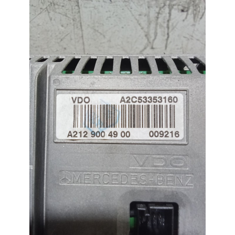 Recambio de pantalla multifuncion para mercedes-benz clase e (w212) e 220 cdi / bluetec (212.001, 212.002) referencia OEM IAM A2