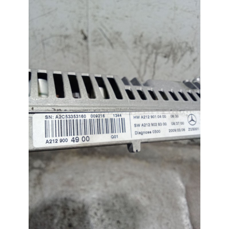 Recambio de pantalla multifuncion para mercedes-benz clase e (w212) e 220 cdi / bluetec (212.001, 212.002) referencia OEM IAM A2