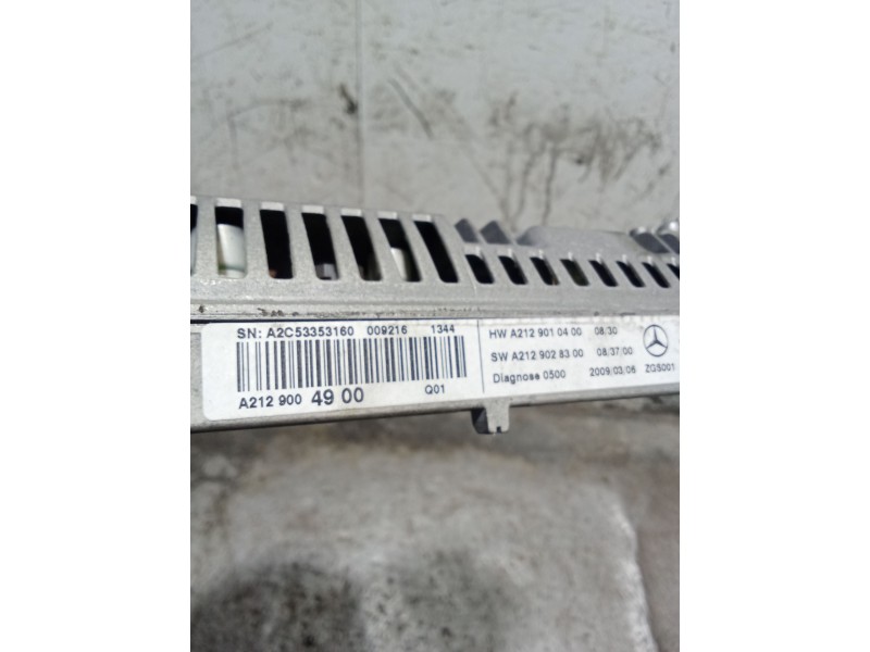 Recambio de pantalla multifuncion para mercedes-benz clase e (w212) e 220 cdi / bluetec (212.001, 212.002) referencia OEM IAM A2