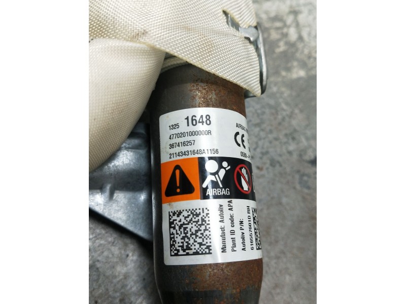Recambio de airbag cortina delantero derecho para opel astra j sedán 1.6 cdti (69) referencia OEM IAM 13251648 367416257 
