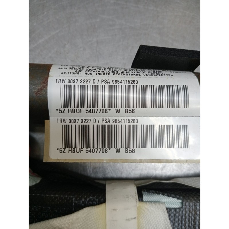Recambio de airbag cortina delantero izquierdo para citroën c4 grand picasso i (ua_) 1.6 hdi referencia OEM IAM 9654115280 30373