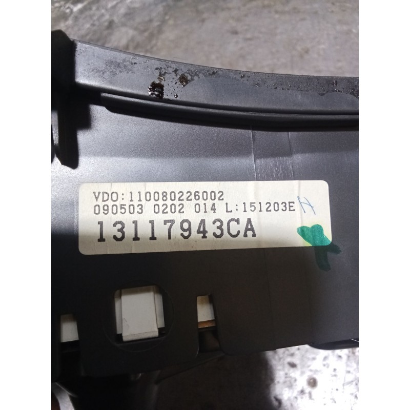 Recambio de cuadro instrumentos para opel corsa c (x01) 1.7 dti (f08, f68) referencia OEM IAM 131117943CA 110080226002 