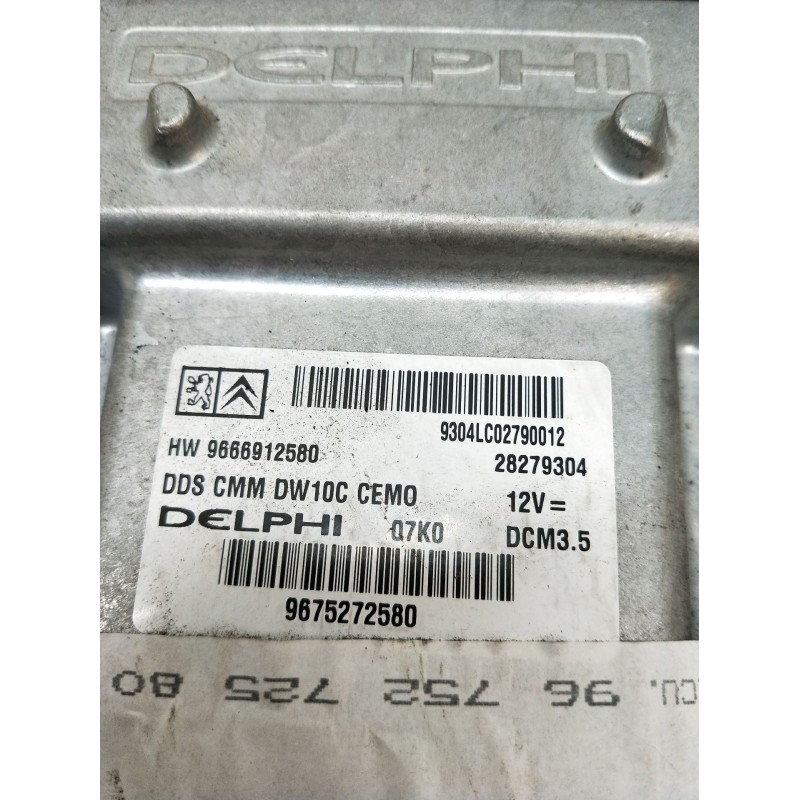 Recambio de centralita motor uce para citroën c4 i (lc_) 2.0 hdi referencia OEM IAM 9675272580 28279304 9666912580
