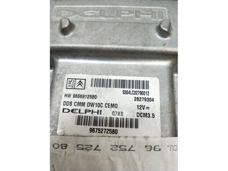 Recambio de centralita motor uce para citroën c4 i (lc_) 2.0 hdi referencia OEM IAM 9675272580 28279304 9666912580