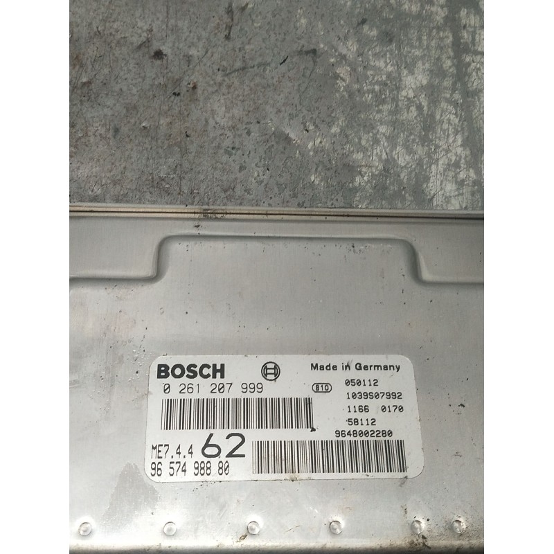 Recambio de centralita motor uce para citroën c2 (jm_) 1.6 referencia OEM IAM 0261207999 9657498880 8648002280