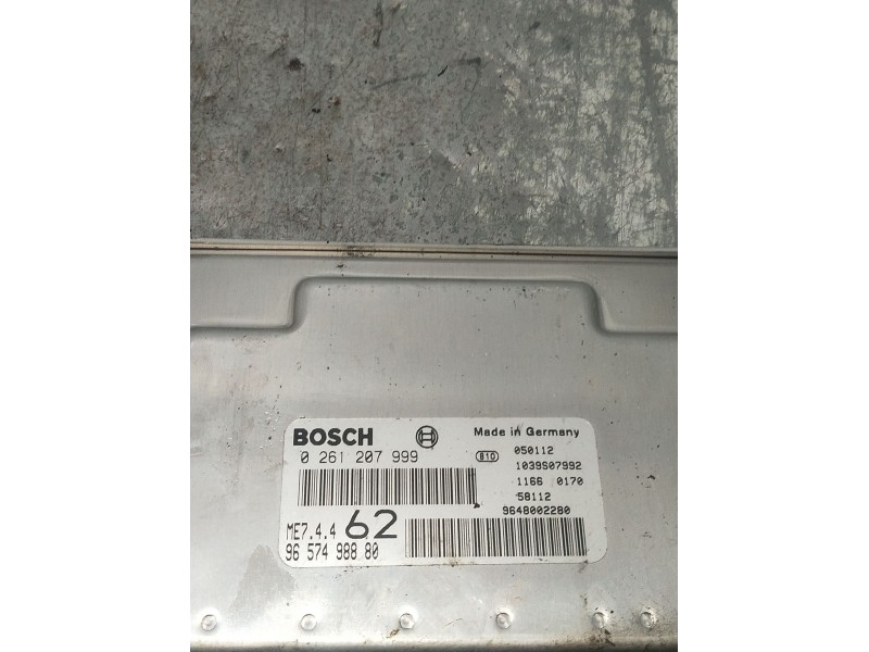 Recambio de centralita motor uce para citroën c2 (jm_) 1.6 referencia OEM IAM 0261207999 9657498880 8648002280