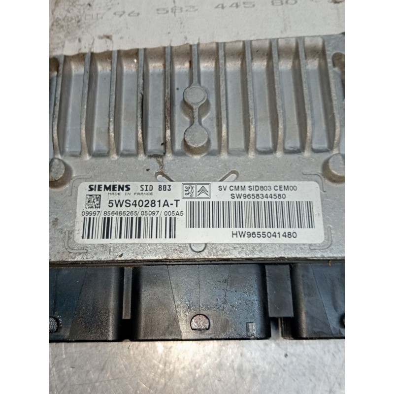 Recambio de centralita motor uce para citroën c4 i (lc_) 2.0 hdi referencia OEM IAM 5WS40281A SW9658344580 HW9655041480
