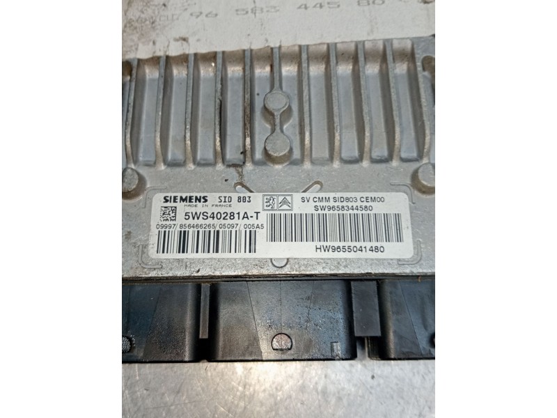 Recambio de centralita motor uce para citroën c4 i (lc_) 2.0 hdi referencia OEM IAM 5WS40281A SW9658344580 HW9655041480