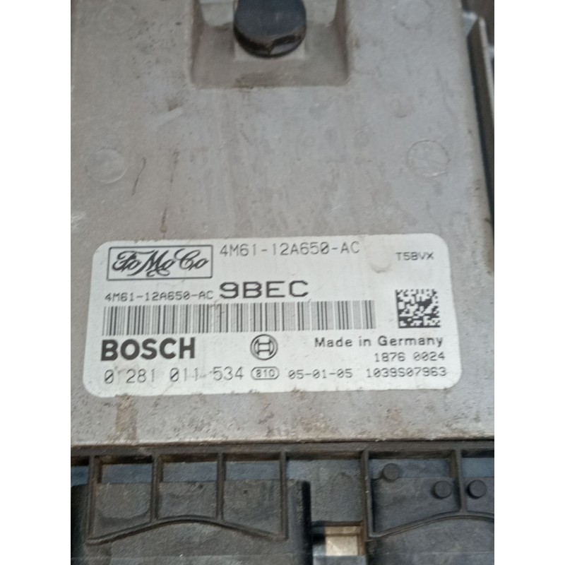 Recambio de centralita motor uce para mazda 3 (bk) 1.6 di turbo referencia OEM IAM 0281011534 4M6112A650AC 