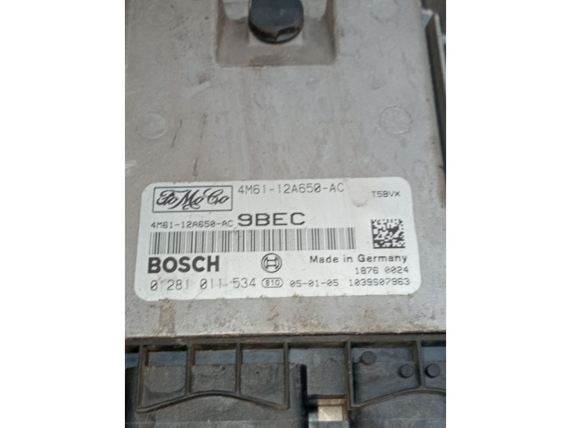 Recambio de centralita motor uce para mazda 3 (bk) 1.6 di turbo referencia OEM IAM 0281011534 4M6112A650AC 