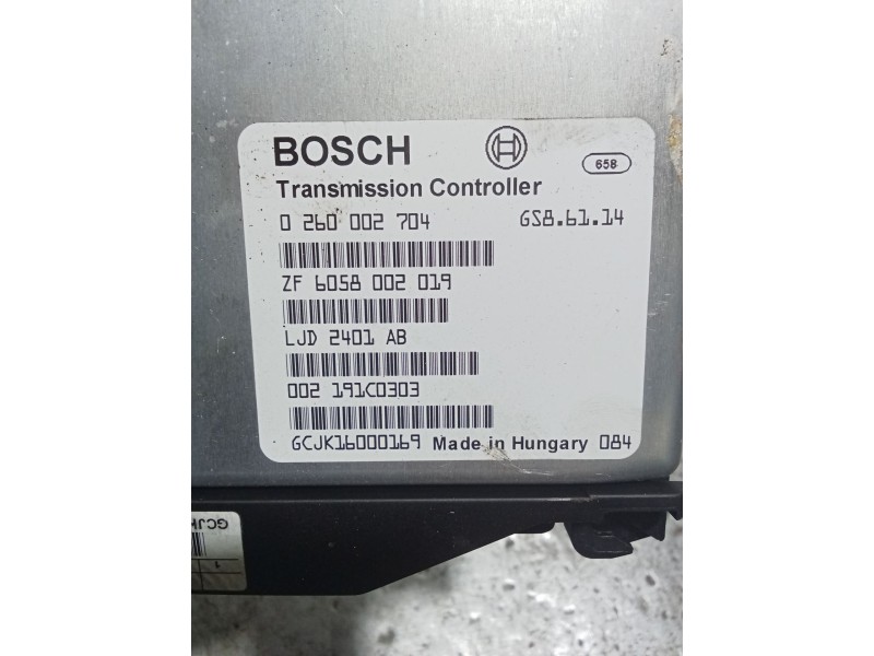 Recambio de centralita cambio automatico para jaguar xj 3.2 executive referencia OEM IAM O260O02704 ZFL058O02019 