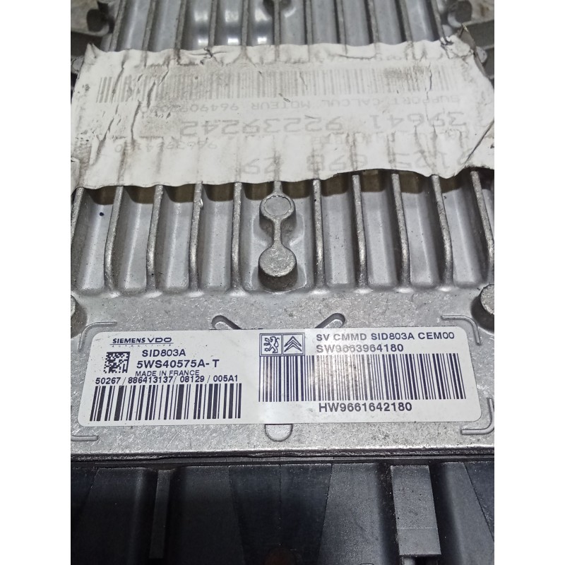 Recambio de centralita motor uce para peugeot 607 (9d, 9u) 2.0 hdi referencia OEM IAM 5WS40575AT SW9663964180 HW9661642160