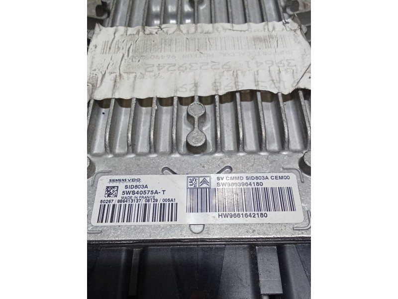 Recambio de centralita motor uce para peugeot 607 (9d, 9u) 2.0 hdi referencia OEM IAM 5WS40575AT SW9663964180 HW9661642160
