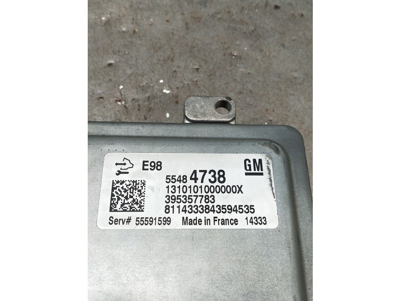 Recambio de centralita motor uce para opel astra j sedán 1.6 cdti (69) referencia OEM IAM 1310101000000X 395357783 