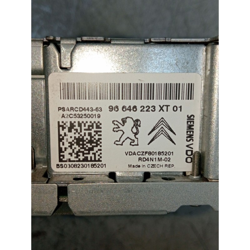 Recambio de sistema audio / radio cd para citroën c4 grand picasso i (ua_) 1.6 hdi referencia OEM IAM 96646223XT A2C53250019 