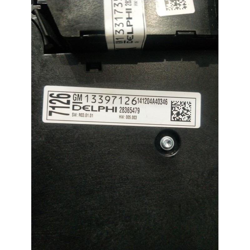 Recambio de mando multifuncion para opel astra j sedán 1.6 cdti (69) referencia OEM IAM 13397126 28365479 MANDO CALEFACCIÓN