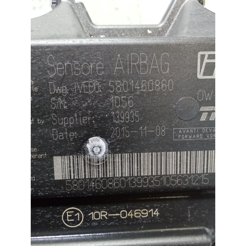 Recambio de kit airbag para iveco daily vi furgoneta 33s13, 35s13, 35c13 referencia OEM IAM AIRBAG VOLANTE PRETENSOR IZQUIERDO C