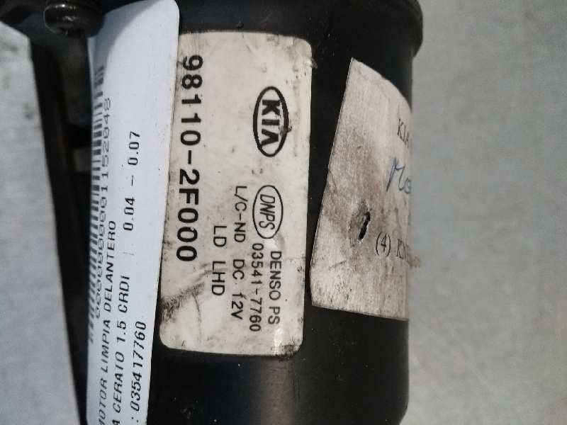 Recambio de motor limpia delantero para kia cerato 1.5 crdi referencia OEM IAM 035417760 981102F000 