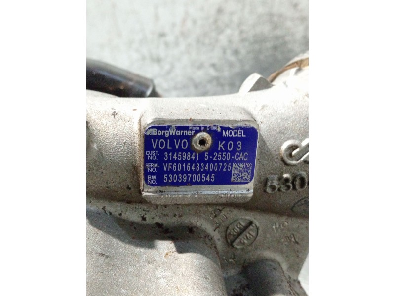 Recambio de turbocompresor para volvo xc60 business plus 2wd referencia OEM IAM 31459841 53039700545 