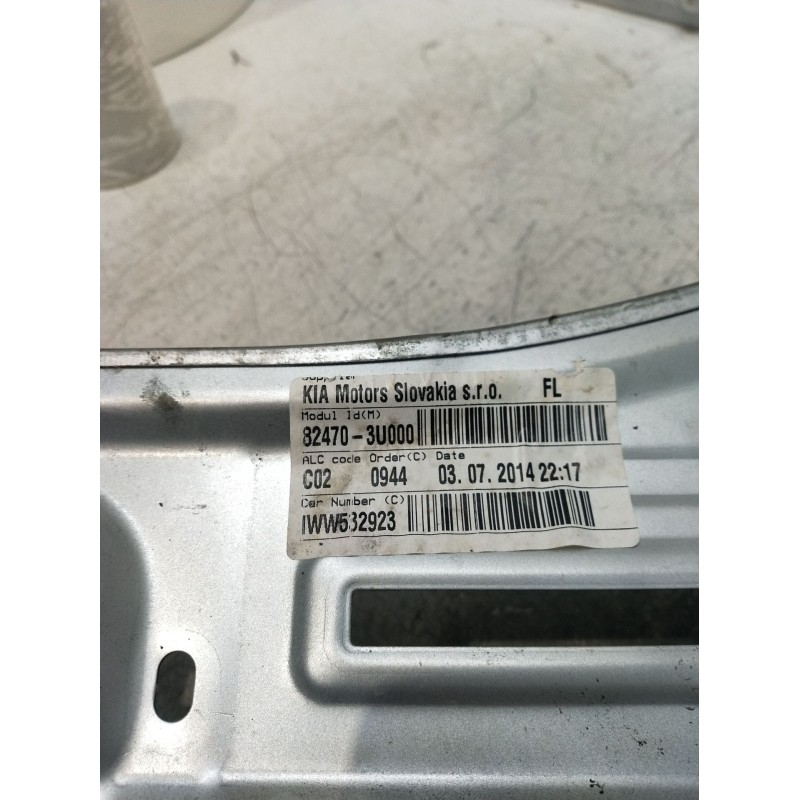 Recambio de elevalunas delantero izquierdo para kia sportage iii (sl) 1.6 gdi referencia OEM IAM 824703U000  
