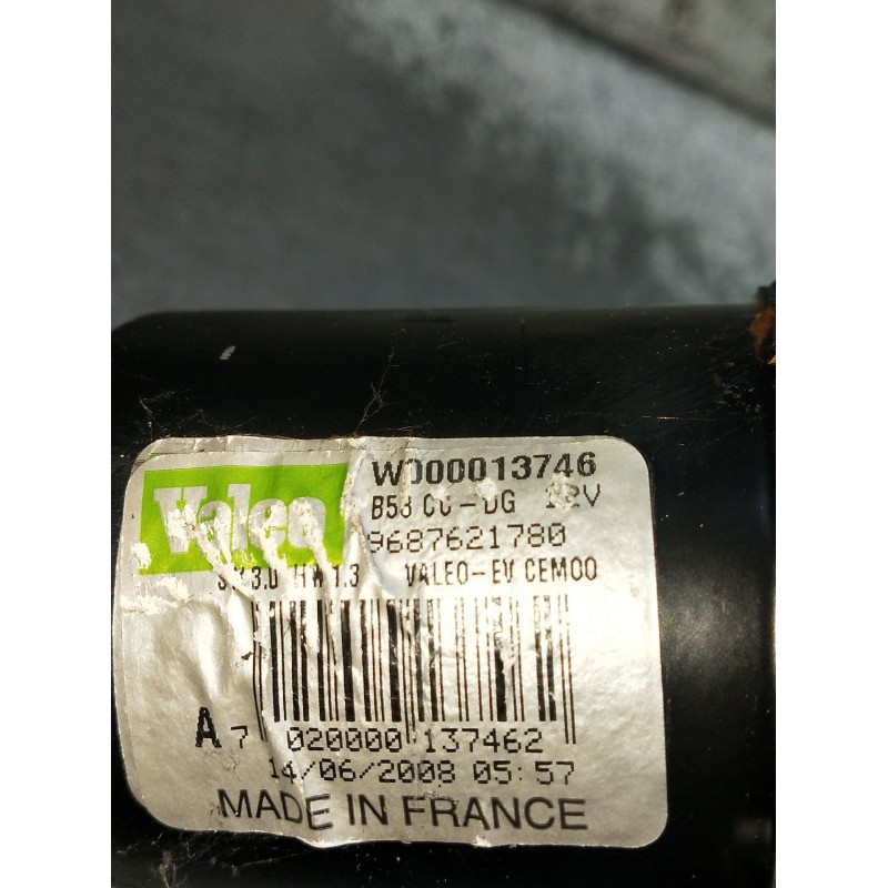 Recambio de motor limpia delantero para citroën c4 grand picasso i (ua_) 1.6 hdi referencia OEM IAM 9687621780 W000013746 IZQUIE