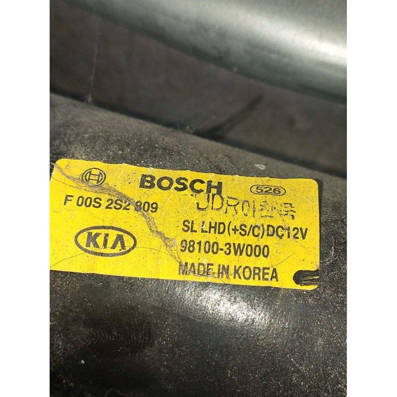 Recambio de motor limpia delantero para kia sportage iii (sl) 1.6 gdi referencia OEM IAM F00S2S2809 981003W000 