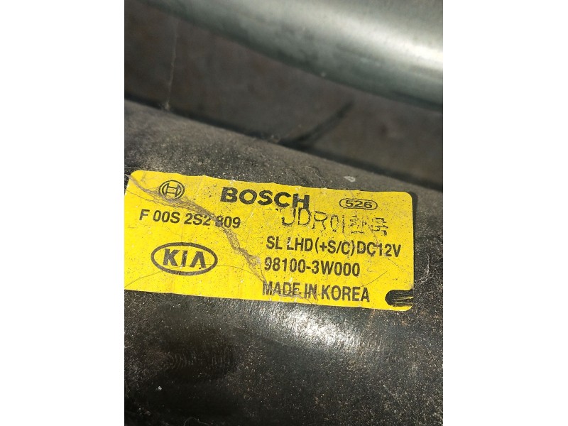 Recambio de motor limpia delantero para kia sportage iii (sl) 1.6 gdi referencia OEM IAM F00S2S2809 981003W000 